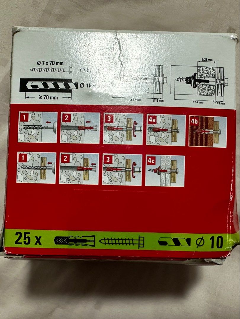 fischer Spreidplug SX Plus 6 x 30, handige emmer met 3.200 nylon pluggen, pluggen voor optimale grip bij bevestigingen in beton, volle baksteen, poreus beton, hoog geperforeerde baksteen en meer