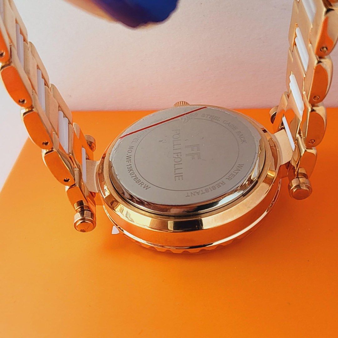 Folli Follie Multicolor Leather Dress Watch