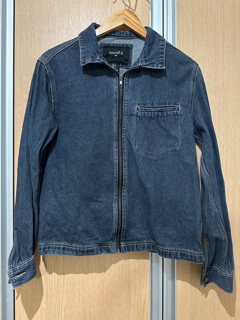 Forever 21 mens sales jean jacket