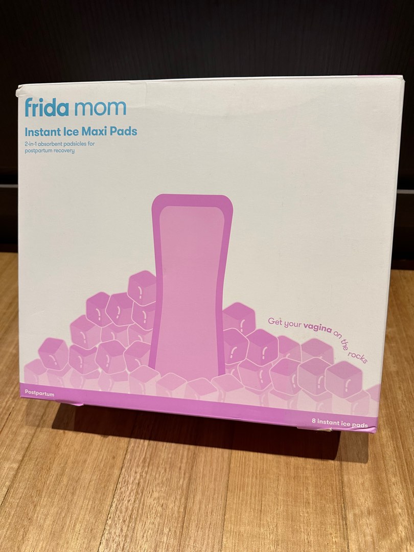 Frida Mom Instant Ice Maxi Pads (8) Count Postpartum Recovery Kit