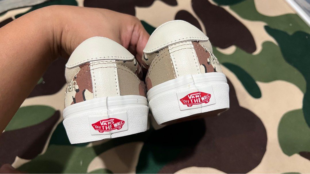 Vans old skool pro desert camo skate shoes on sale
