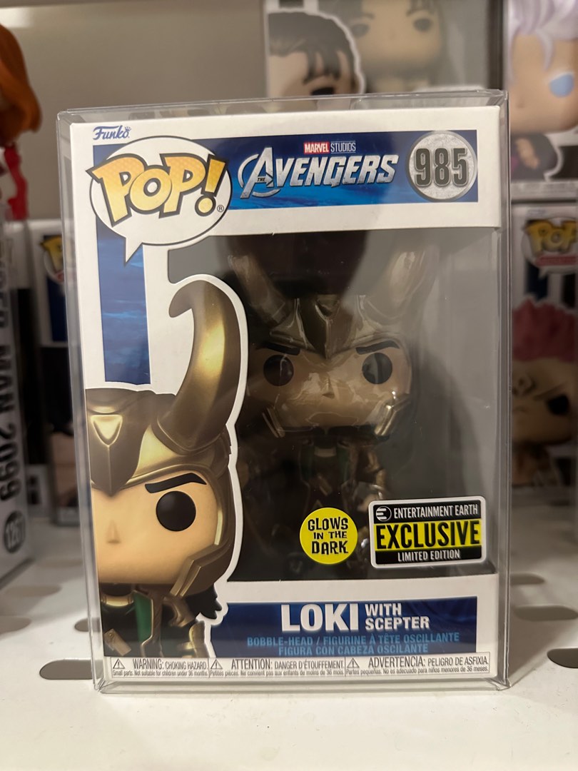 Funko POP! Marvel Loki with Scepter - #985 Glow Exclusive