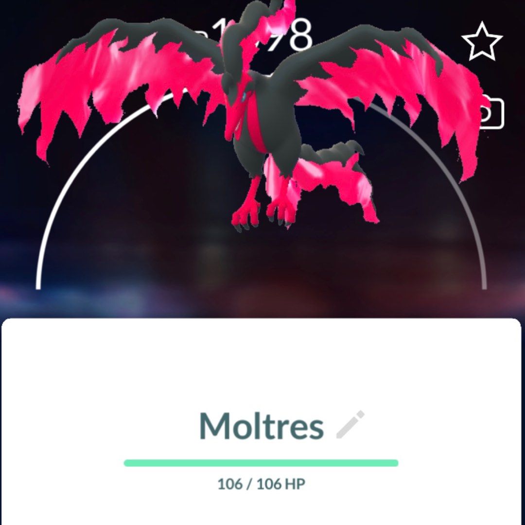 Galarian Moltres in Poke Ball (Pokemon GO) (iOS/Android), Video