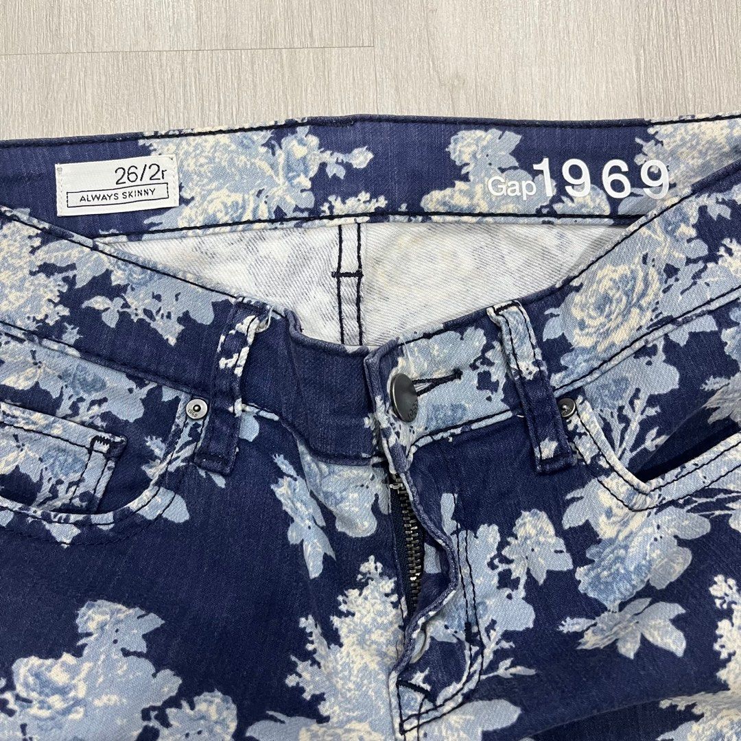 Gap Floral Jeans