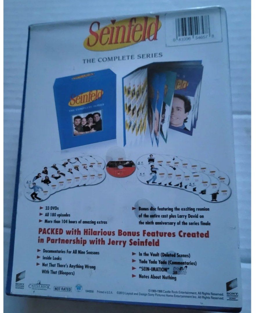 Seinfeld Complete dvd Series TV Show Box Sets Seasons 1 to 9