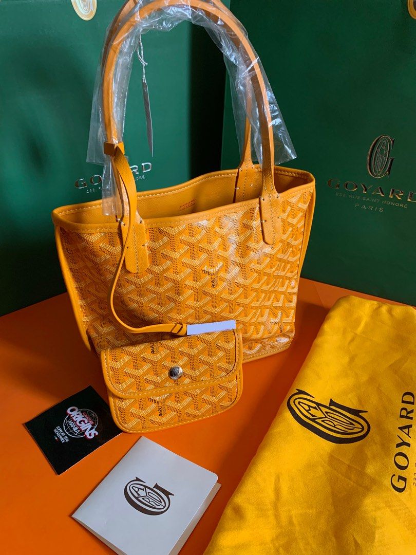 Goyard mini best sale tote yellow