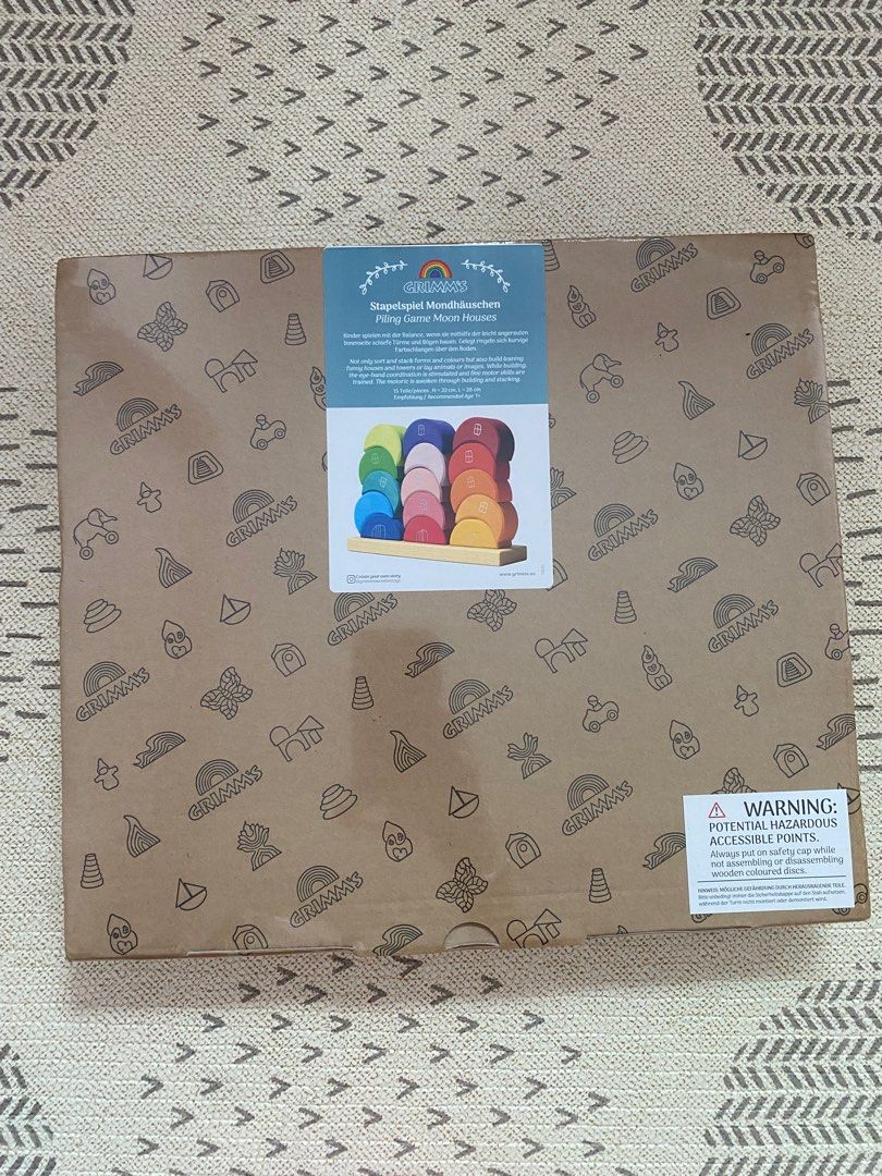 Grimm's Piling Game Moon Houses, Hobbies & Toys, Toys & Games on Carousell