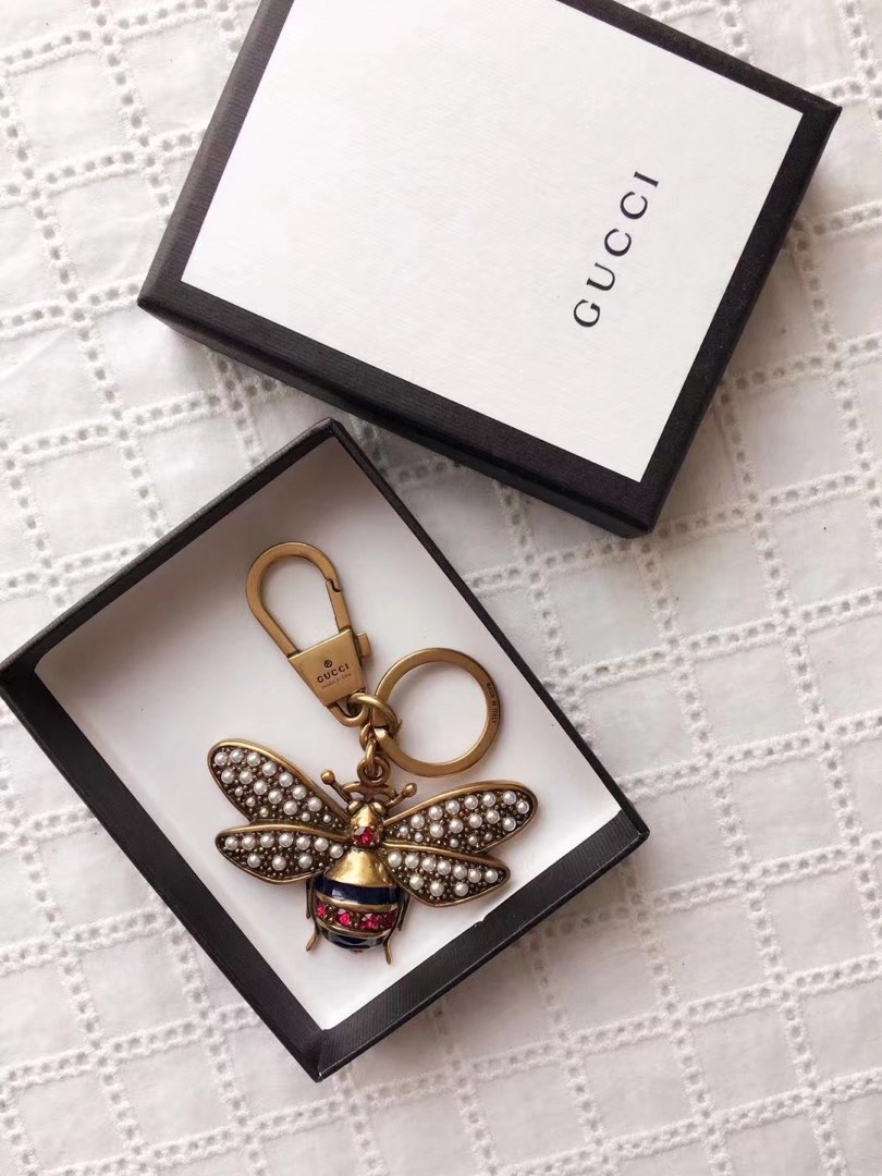 Gucci pearl keychain sales