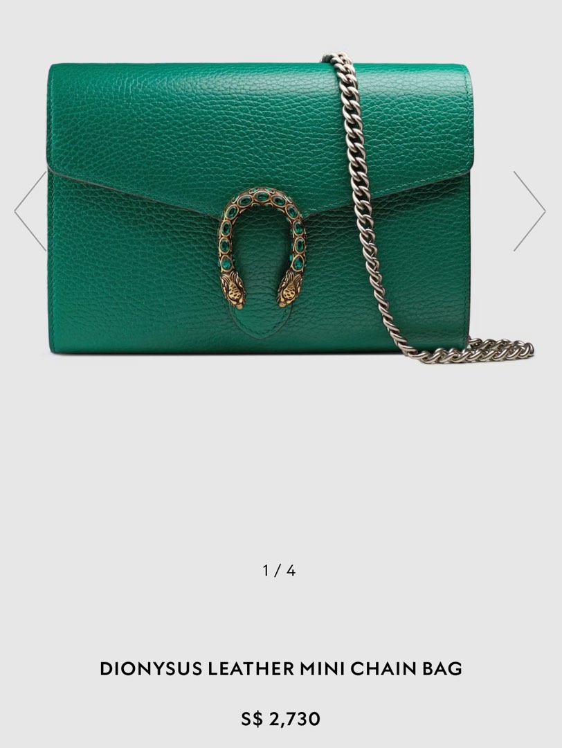 Gucci Dionysus WOC Emerald Green