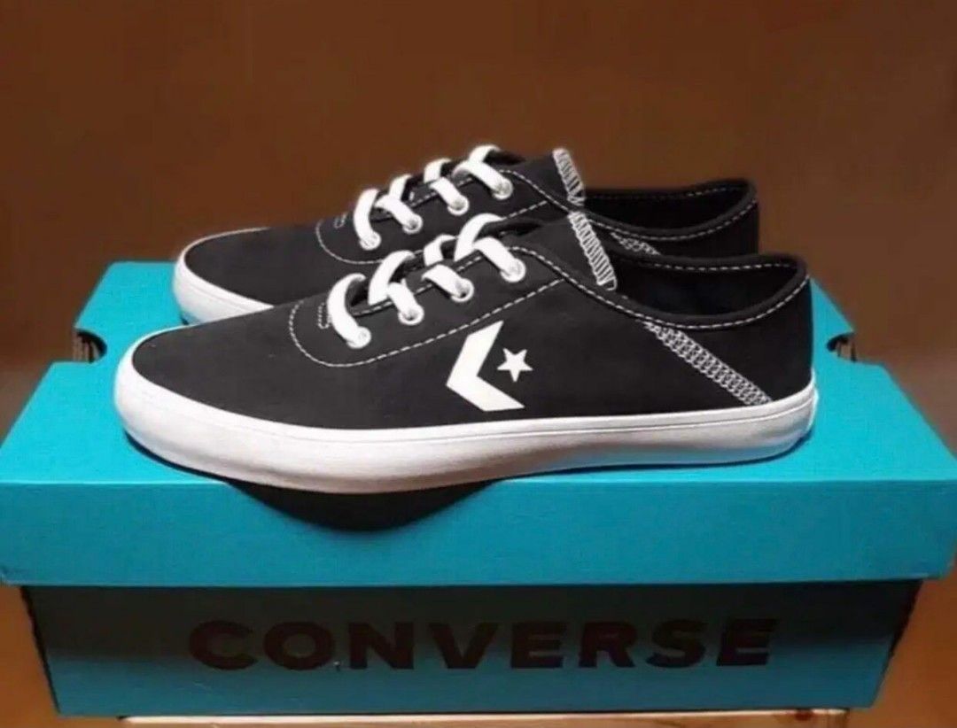 HARGA NETT preloved sepatu converse ct ox black white Fesyen