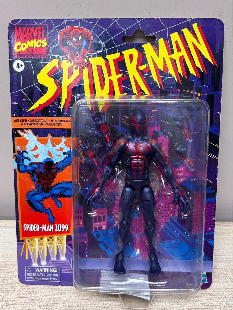 全新未開封正版Hasbro Marvel Legends Spiderman Retro-Spiderman 2099