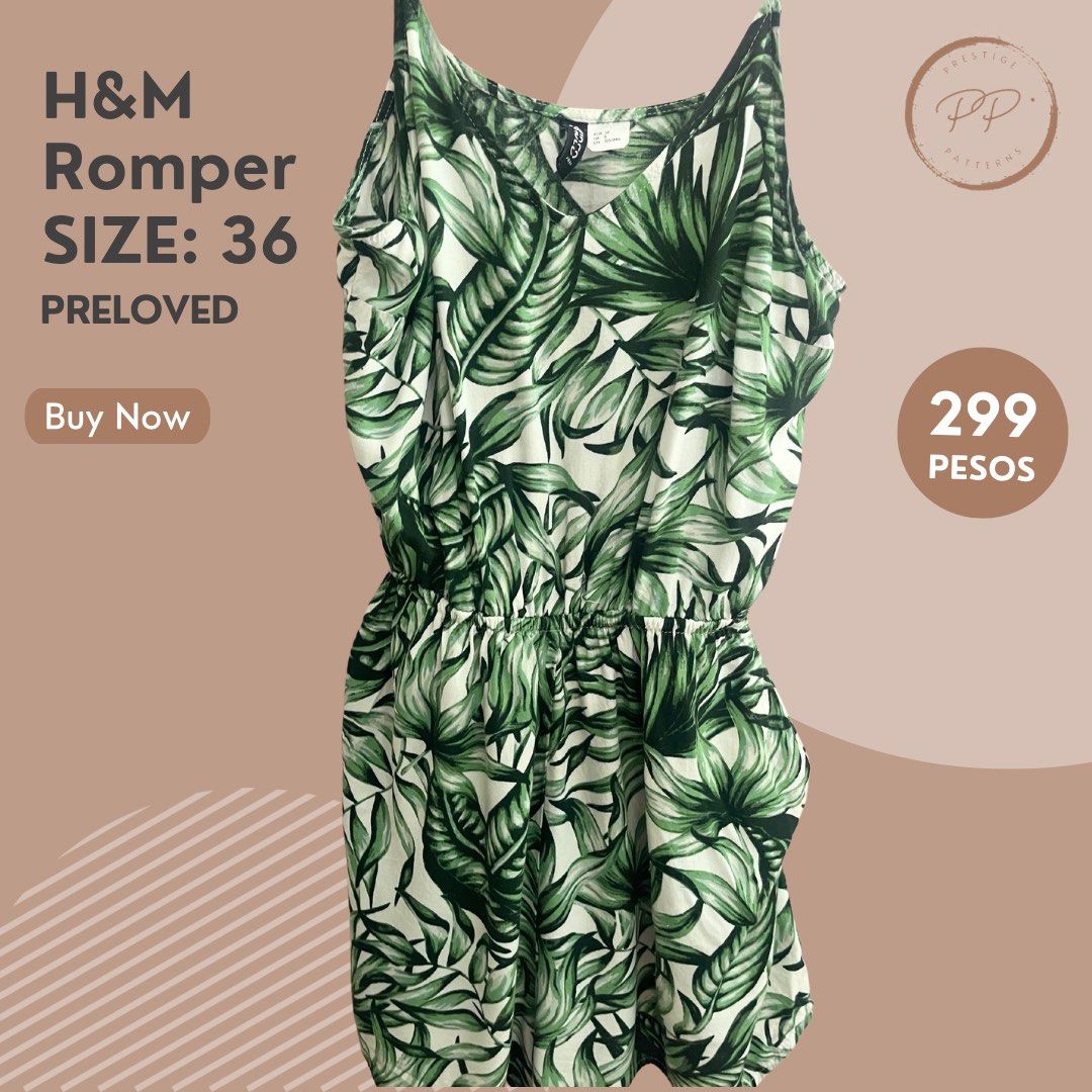 H M Romper Women s Fashion Dresses Sets Rompers on Carousell