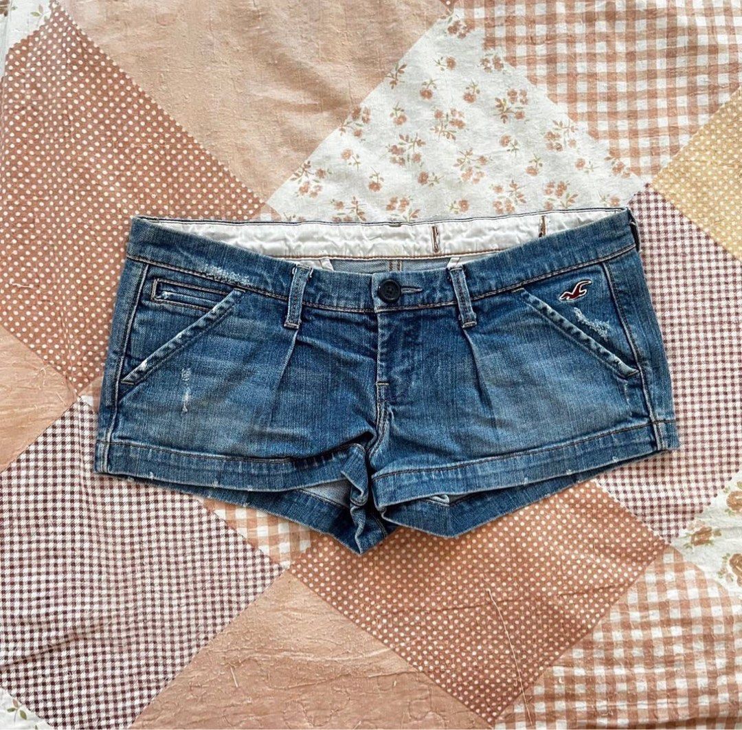 HOLLISTER LOW WAIST DENIM SHORTS Y2K THRIFT VINTAGE