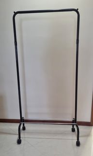 Coat Rack Garment Rack Free-standing Clothes Hanger with Top Rod ...