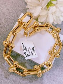 HW YG chunky Bracelet 18k gold