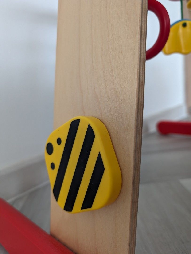 Ikea leka wooden baby gym online