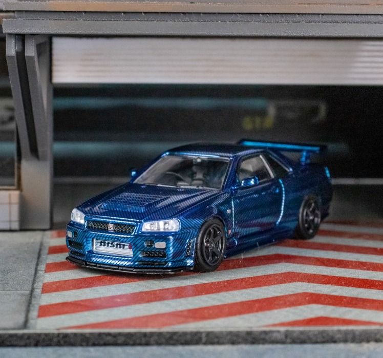 全新未開Inno64 cldc gtr r34 blue chrome carbon 藍碳纖限定版特別版 