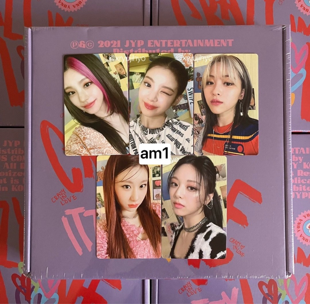 ITZY CRAZY IN LOVE APPLE MUSIC AM POB PHOTOCARD PC, Hobbies