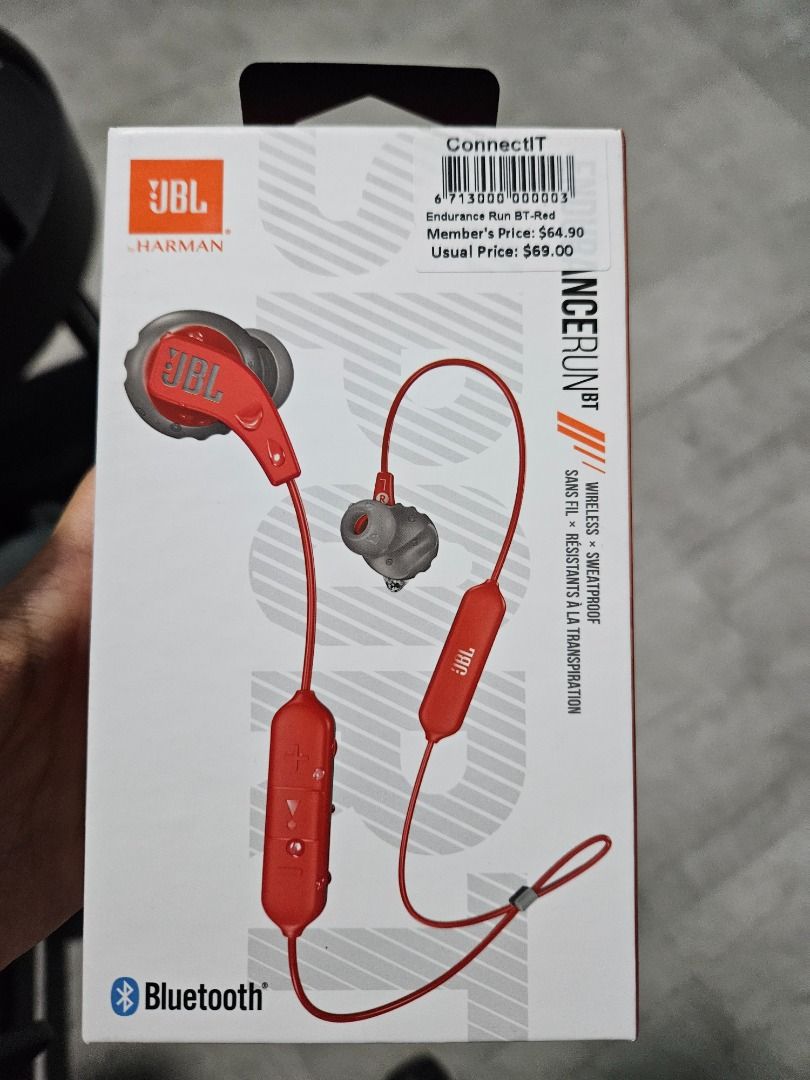 Jbl bluetooth earphones hotsell endurance run bt