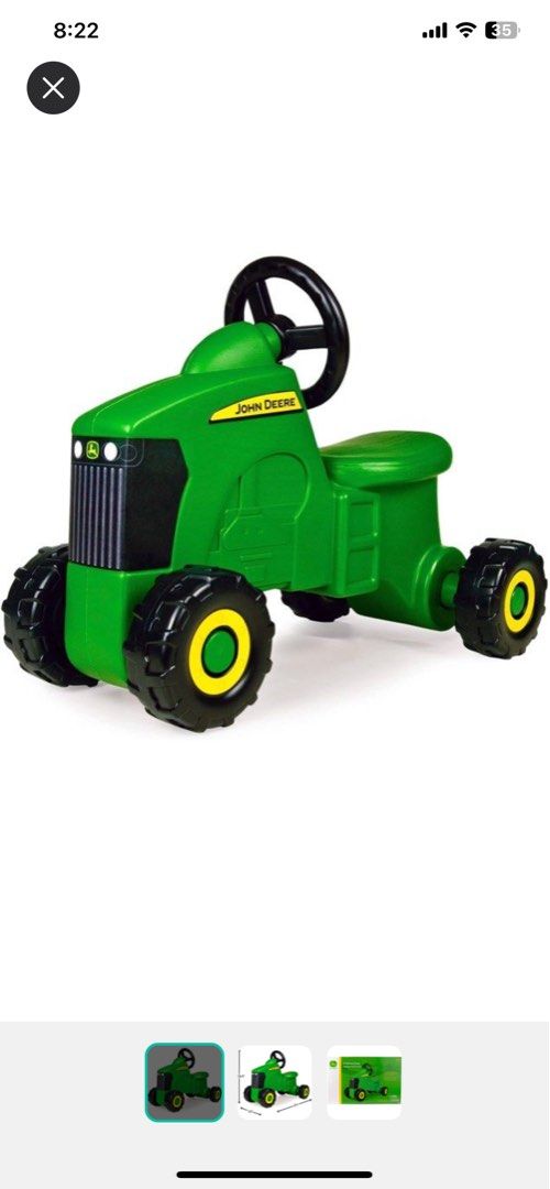 John deere sit outlet n scoot tractor