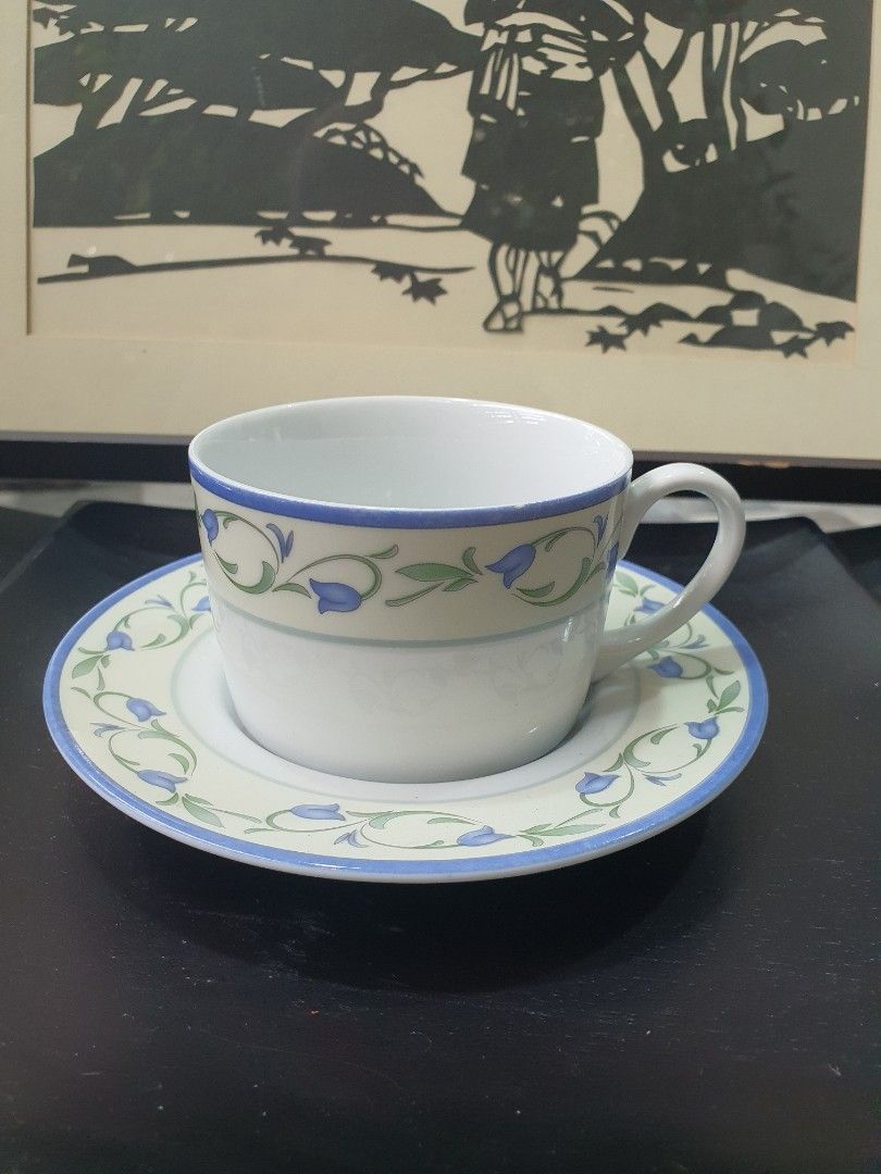 JOHNSON BROTHERS DUO (Category: Coffee & Tea Tableware) located in Rizal. Submitted by missytin (Listing ID 1280851895, Image 1). Description: microwave safe dishwasher safe freezer safe with back stamp 1 duo available LP posted Gcash payment no Joy reservers please.