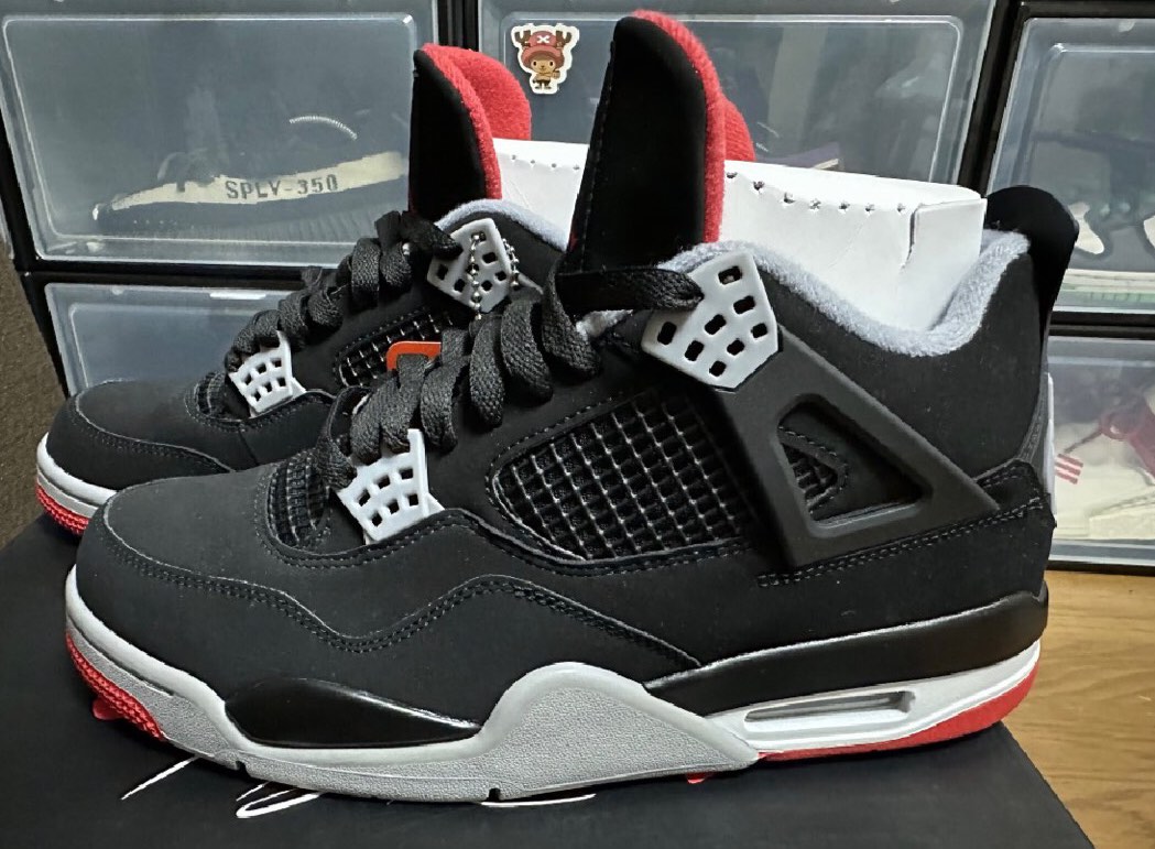 JORDAN 4 BRED 2019 Men s Fashion Footwear Sneakers on Carousell