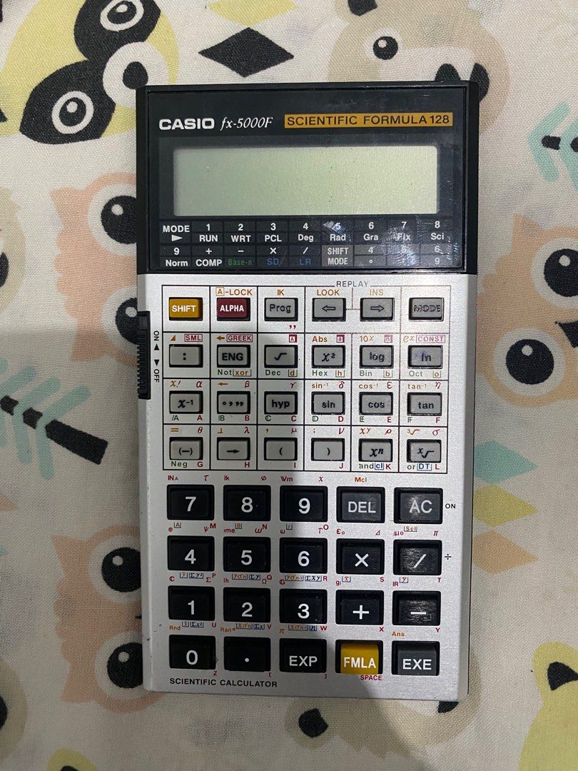 Calculadora casio hotsell fx 5000f