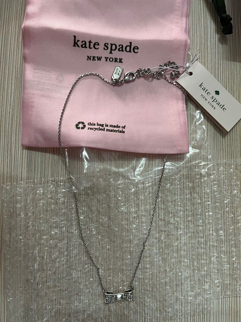 Kate spade hotsell bow tie necklace
