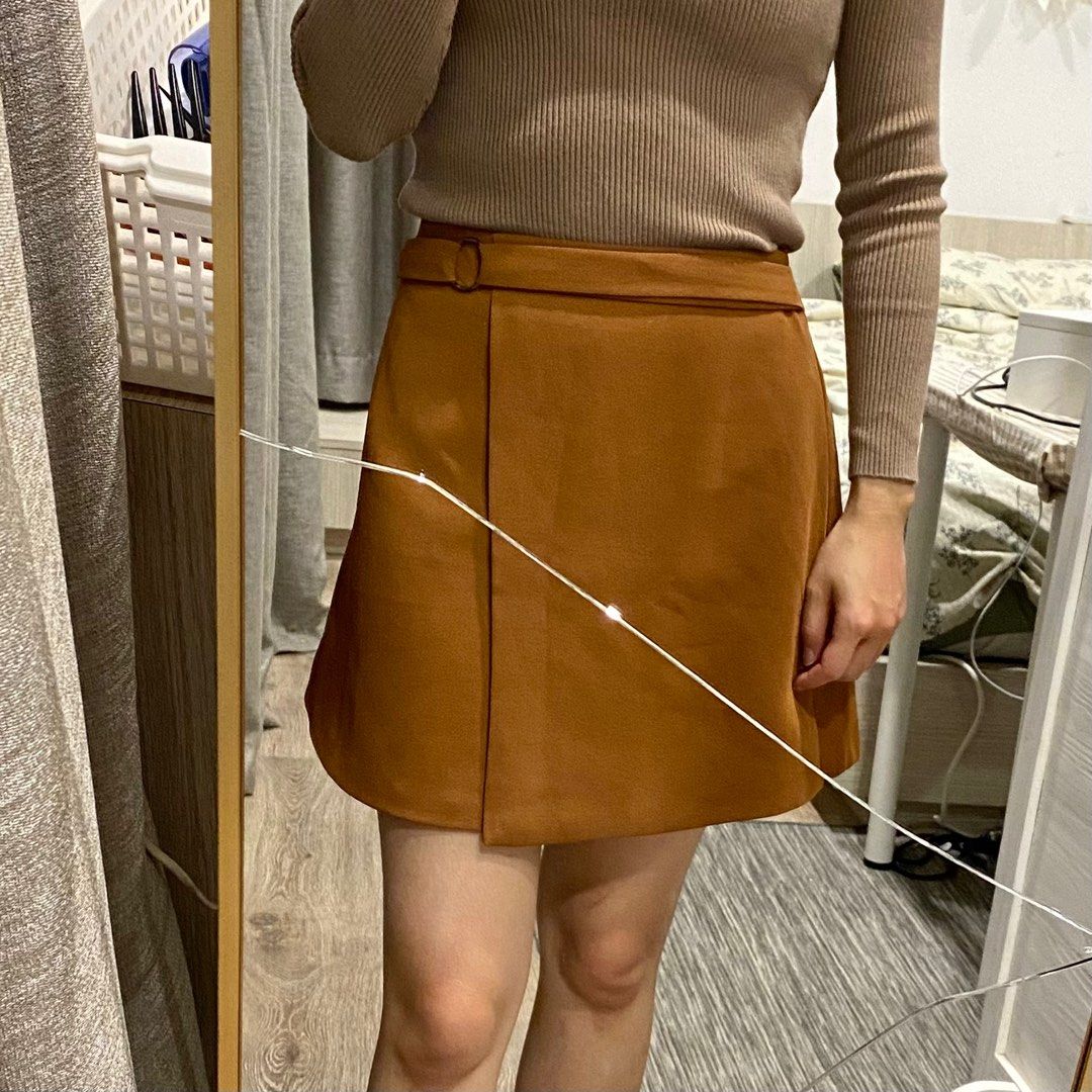 Khaki Skirt 48kg Women s Fashion Bottoms Skirts on Carousell