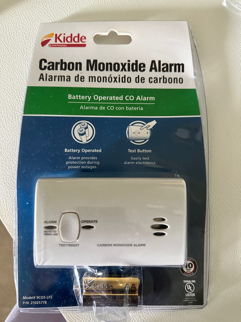 Kidde carbon Monoxide Alarm, Everything Else on Carousell