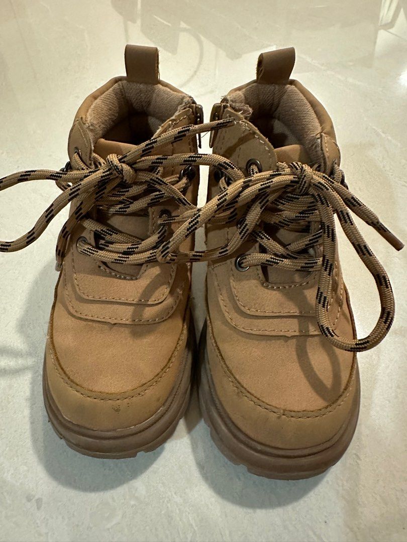 Childrens tan boots best sale