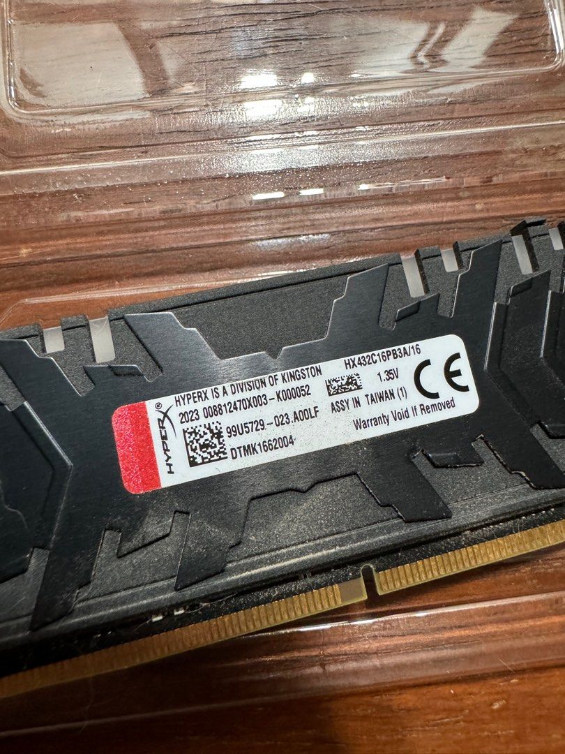Kingston HyperX Predator DDR4 16GB RAM 3200MHz, Computers & Tech, Parts ...