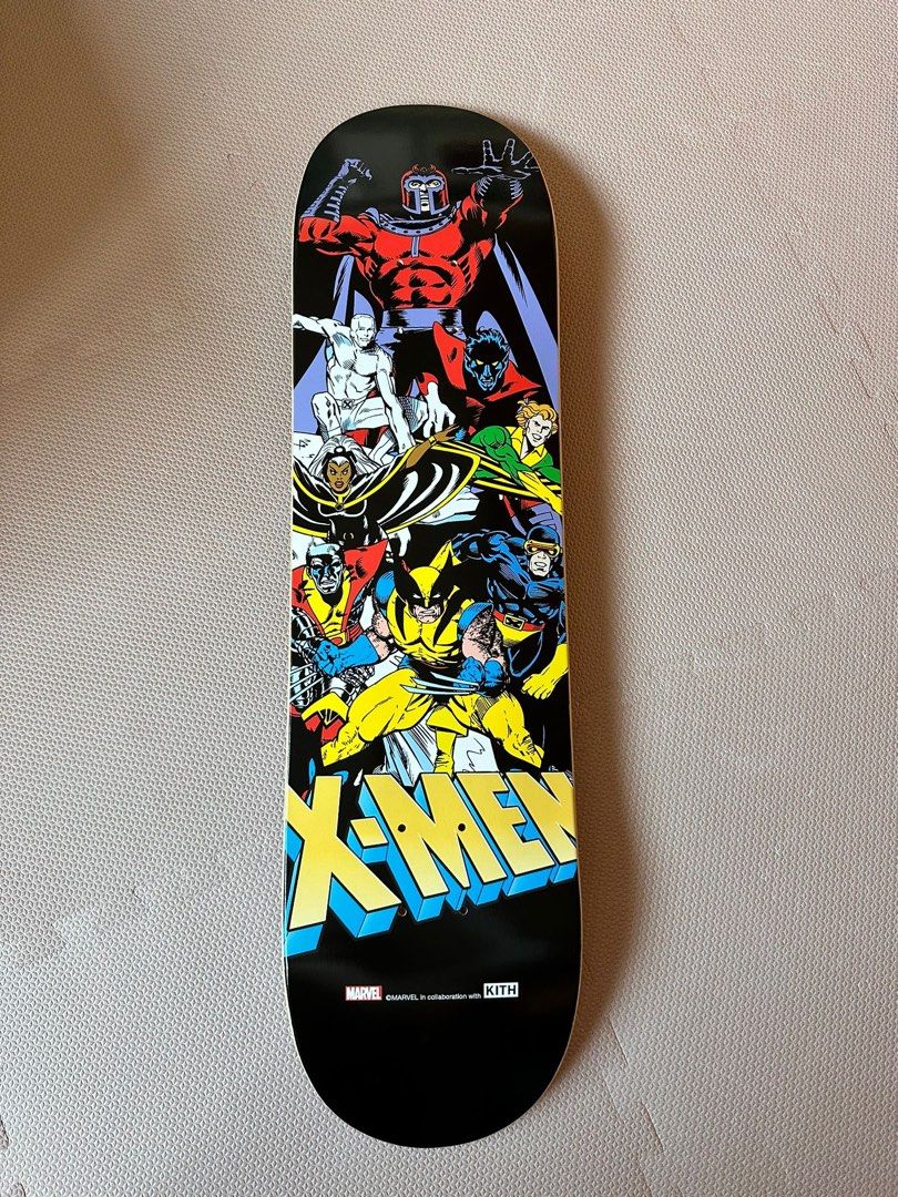 Kith x Marvel X-Men Skateboard Deck 限定滑板, 運動產品, 運動與體育