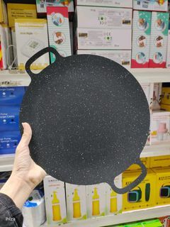 Korean round grill pan
