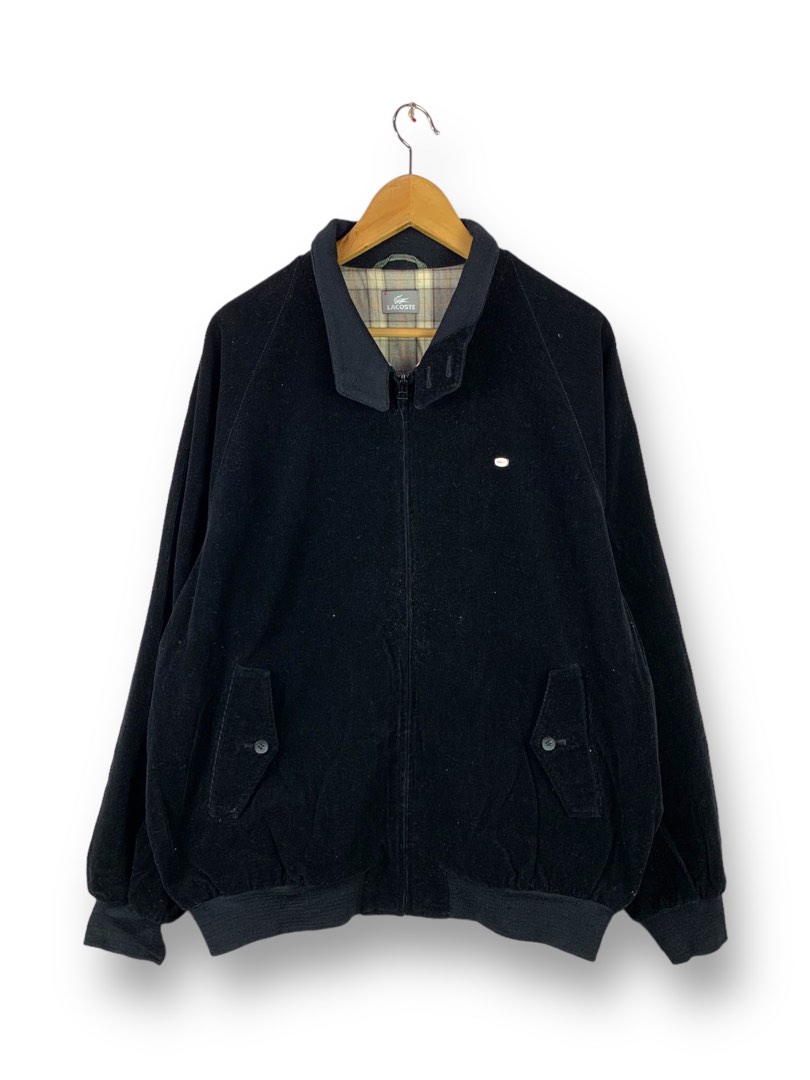 LACOSTE CORDUROY HARRINGTON STYLE JACKET Men s Fashion Coats