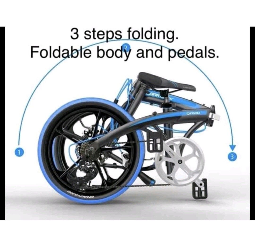 Lankeleisi QF600 Foldable Bike, Sports Equipment, Bicycles & Parts ...