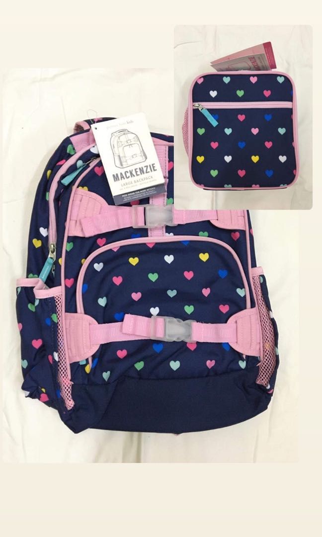 LARGE Pottery Barn Backpack w Lunchbox Women s Fashion Bags