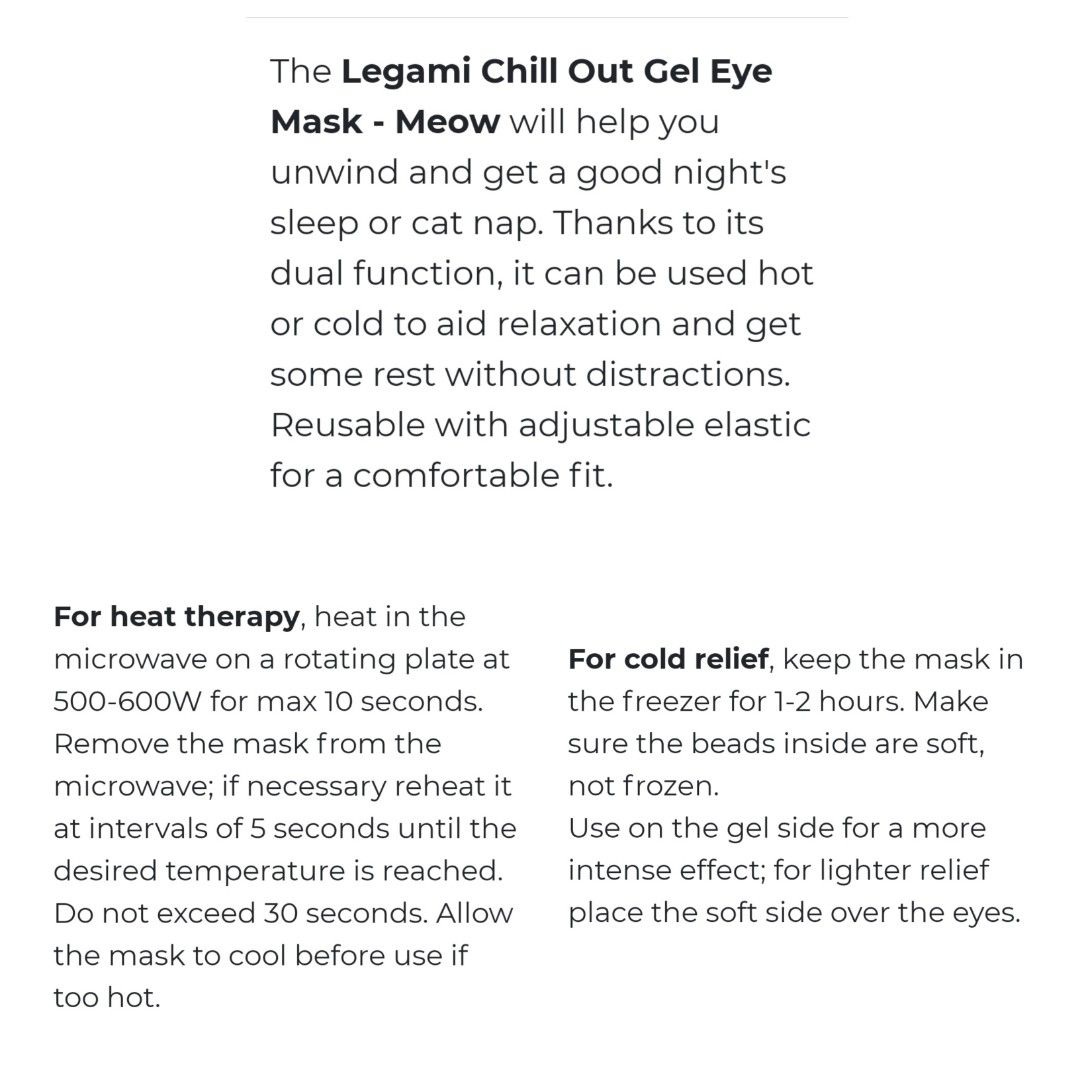 LEGAMI Milano Gel Eye Mask, Beauty & Personal Care, Vision Care on