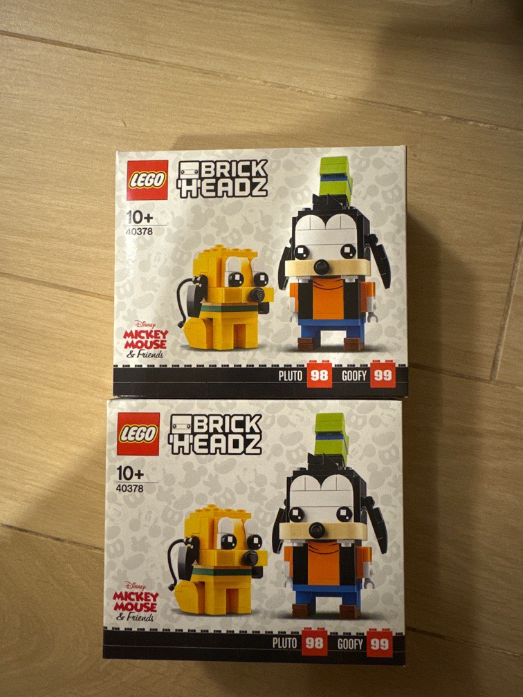 Lego brick headz 40378 pluto and goofy, 興趣及遊戲, 玩具& 遊戲類