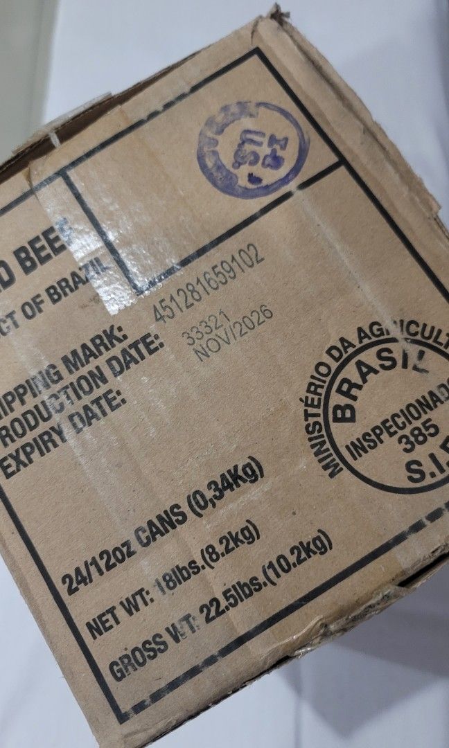 Libbys Corned Beef (Category: Packaged & Instant Food) located in Quezon City. Submitted by paolo.bautista (Listing ID 1280867881, Image 3). Description: Libbys Corned Beef 2 boxes available (24pcs per box) Php 4500.00 per box RFS: padala galing abroad.