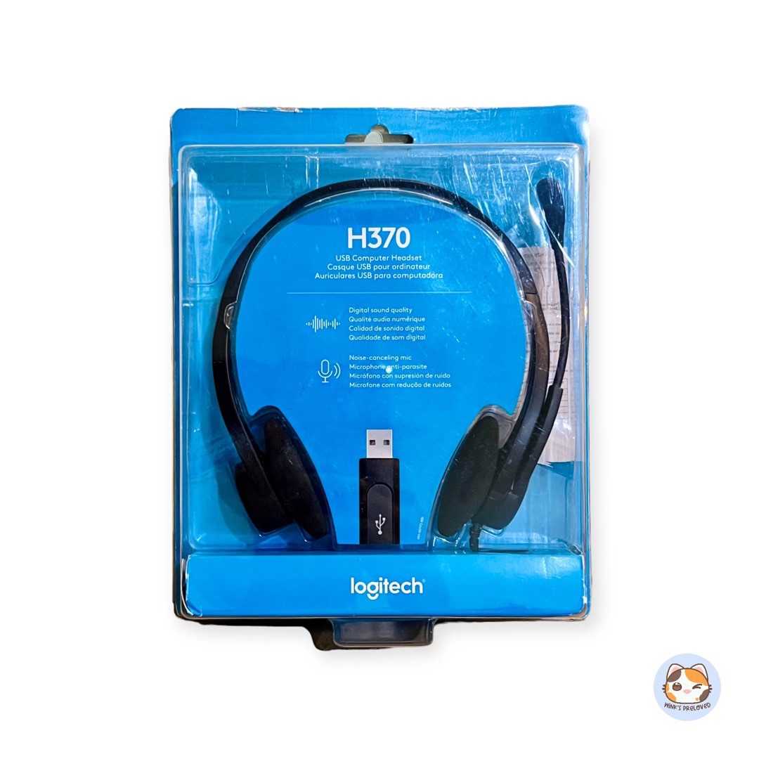 Logitech H370 USB Computer Headset, In The Ear, Black at Rs 2300