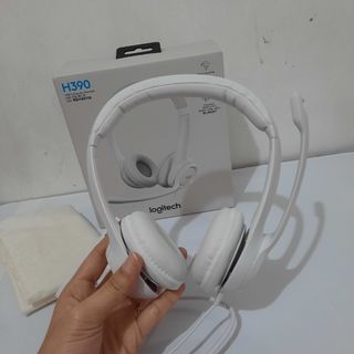 LOGITECH H390 Headset (White)