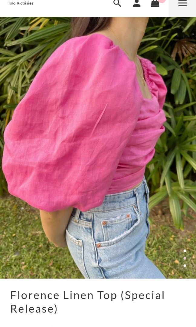Lola and daisies florence top (Category: Blouses) located in Caloocan City. Submitted by loislane25 (Listing ID 1280851970, Image 2). Description: Used once.