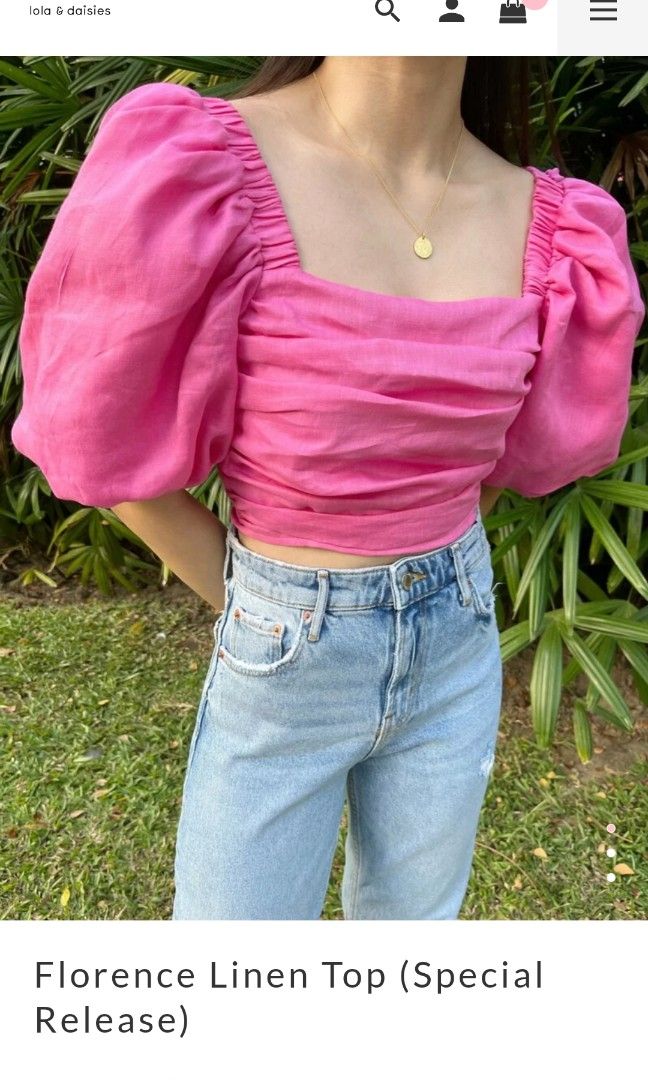 Lola and daisies florence top (Category: Blouses) located in Caloocan City. Submitted by loislane25 (Listing ID 1280851970, Image 1). Description: Used once.