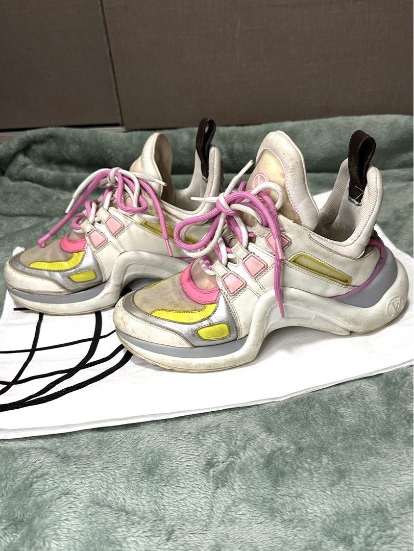 Lv archlight clearance sneaker pink