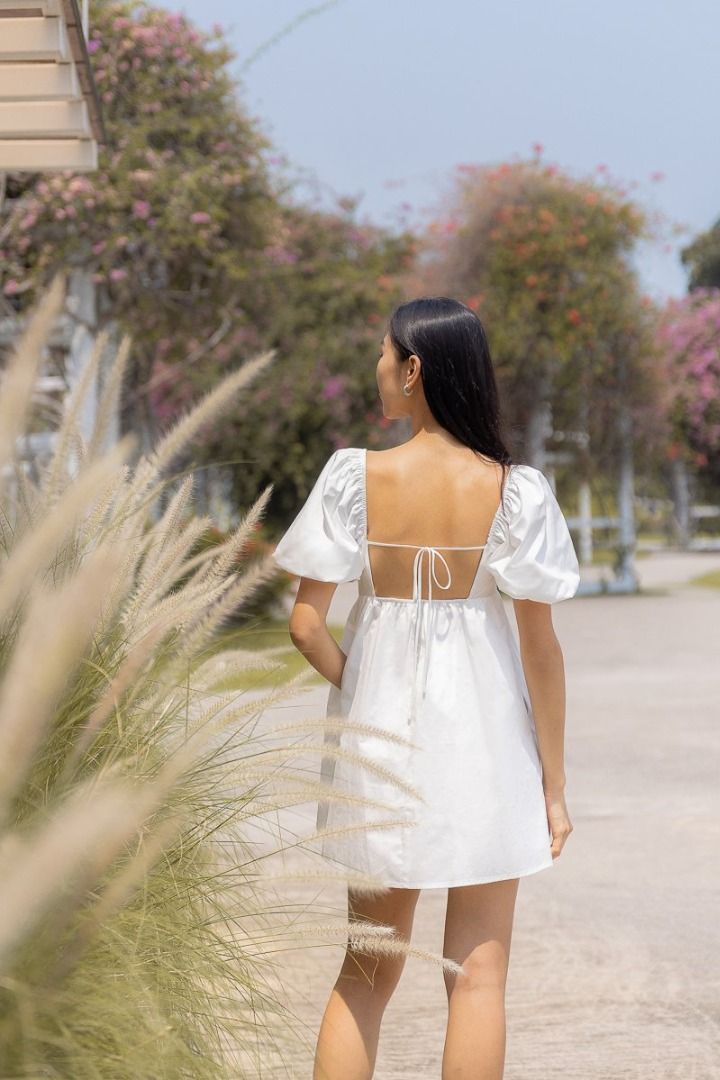 Padded outlet babydoll dress