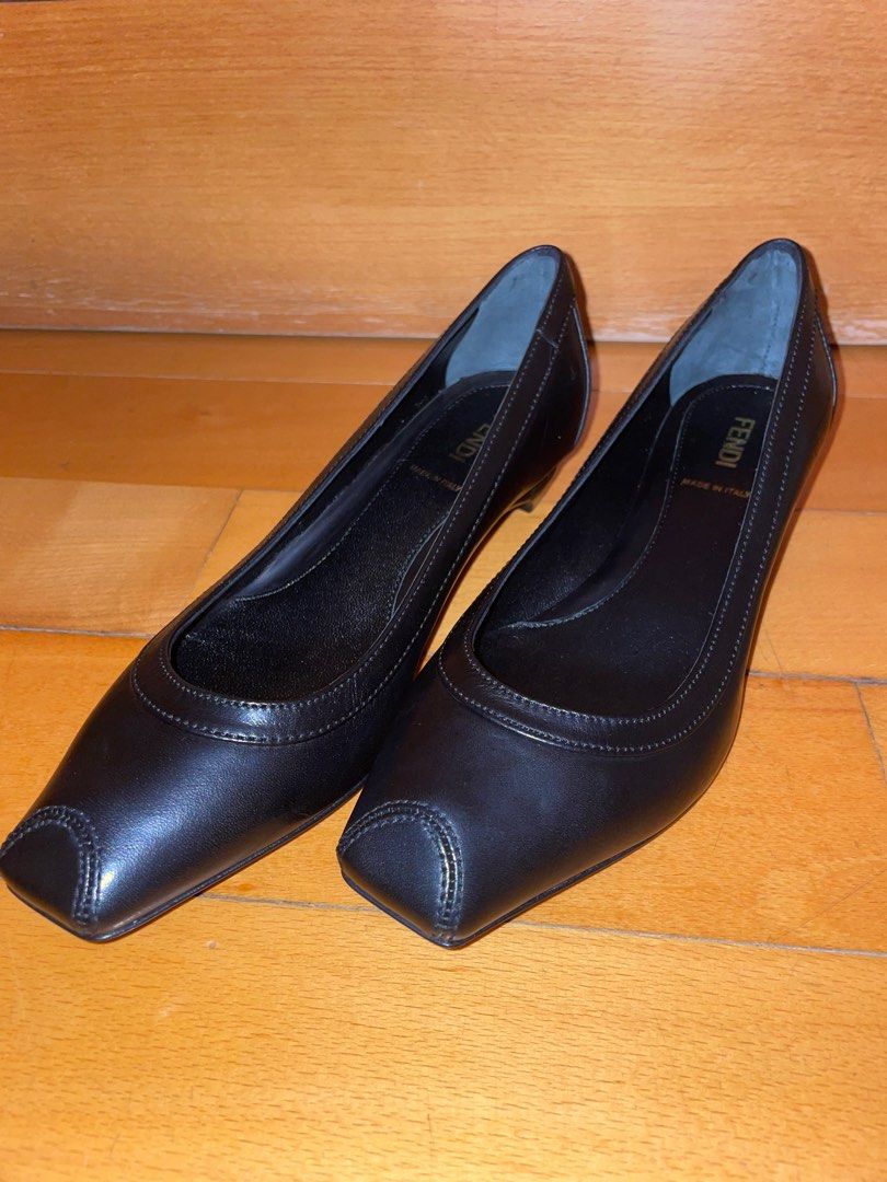 Fendi low heels best sale
