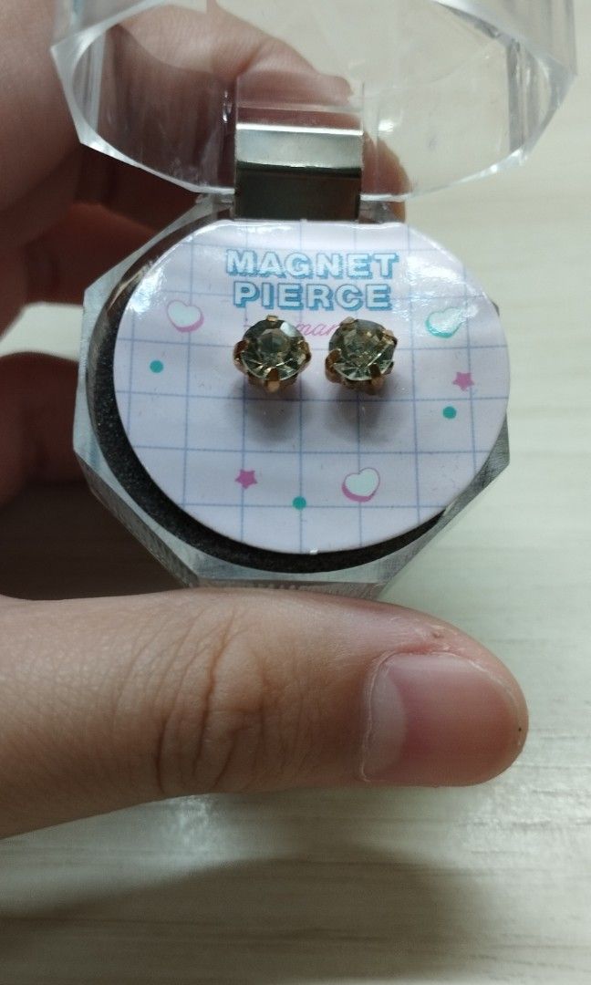 Magnetic earrings cute and small Women s Fashion Jewelry