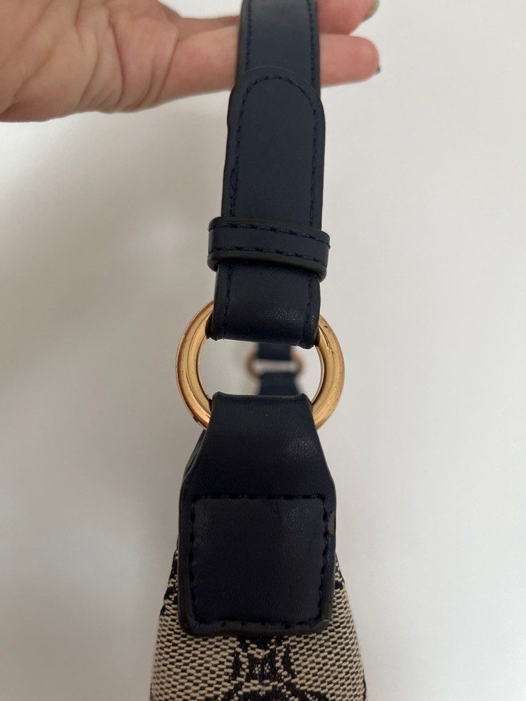 Mango jacquard printed baguette bag outlet