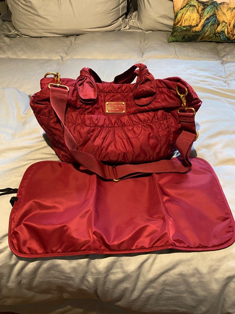 Marc Jacobs Quilt Baby Diaper Bag with Changing Mat Babies Kids